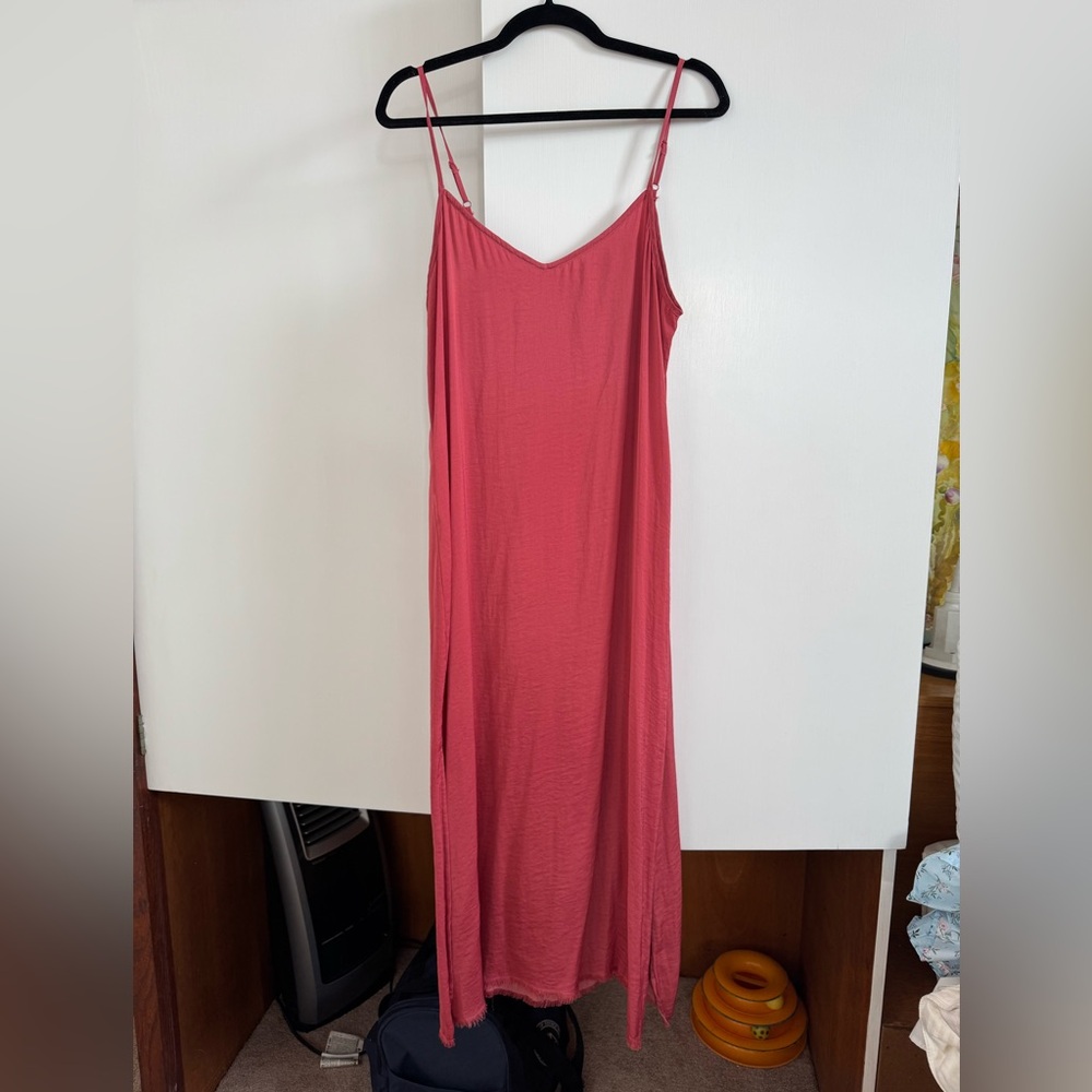 Aerie slip dress, spaghetti strap midi dress